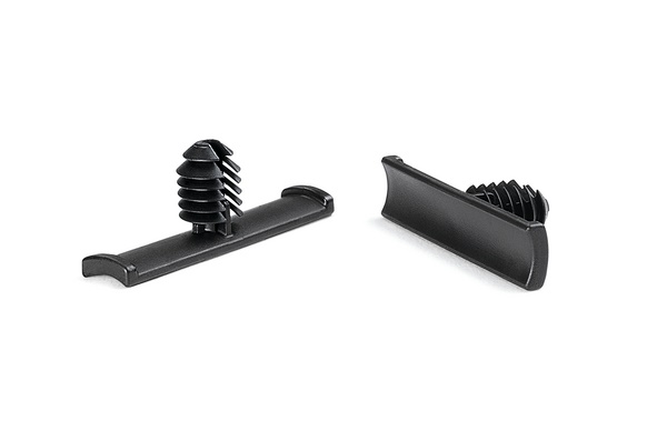 Bundling Clips a pino TC4FT6LG fissaggio fasci cavi tubi per pannelli spessori vari fori filettati e ovali antirotazione facile installazione senza attrezzi
