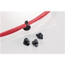 Supporto fissaggio a freccia SFC2 per fascette max 8 mm, applicazioni spazi ridotti, uso industriale e automotive