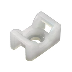 Supporto fix a vite 18x12 naturale per fissaggio cavi pesanti macchine agricole camion