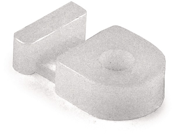 Supporto fissaggio a vite 20.5x12.5 mm per telecomunicazioni e quadri elettrici, installazione spazi ristretti, alta resistenza vibrazioni