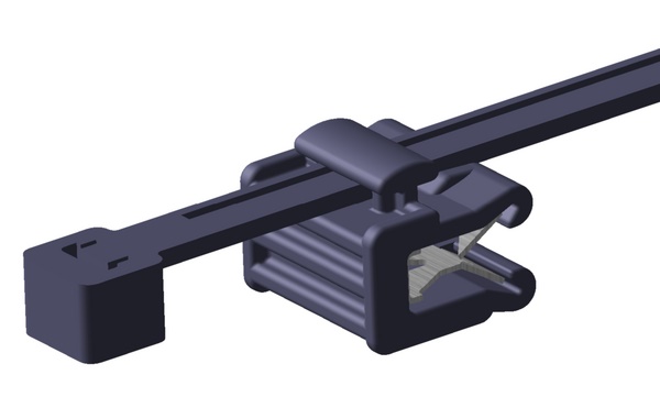 Fascetta fissaggio 2 pezzi EdgeClip per bordi lamiera 1-3 mm, uso quadristi e automotive