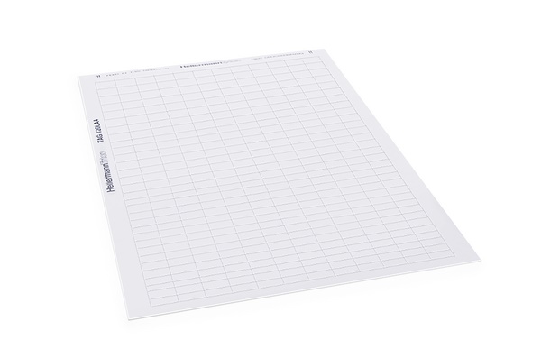 Etichetta laser bianca 16,5x5 mm per identificazione componenti industriali superfici piane