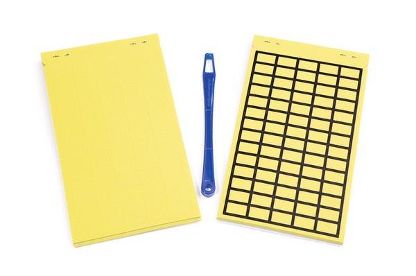 Etichetta manuale gialla 15x9mm TAG122B-2