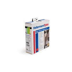 Termorestringente 2:1 poliolefina flessibile isolamento elettrico diametro 9,5/4,7 mm giallo/verde