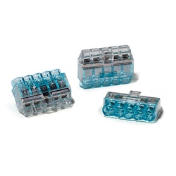 Morsetto 5 vie HCPM-5 compatto salvaspazio per connessioni elettriche rapide e sicure