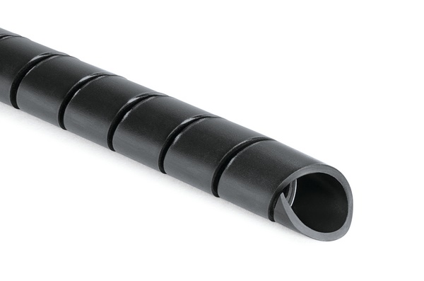 Spirale protezione cavi nero 30 mt SBPE16 per installazioni elettriche e quadri