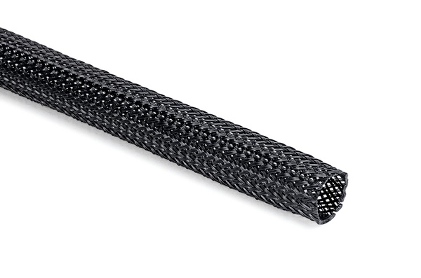 Calza trecciata 7-15 mm poliestere resistente abrasione settore industriale e automotive