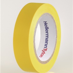 Nastro PVC isolante flessibile 15x10 mm giallo per cablaggi elettrici fino 1kV uso interno ed esterno