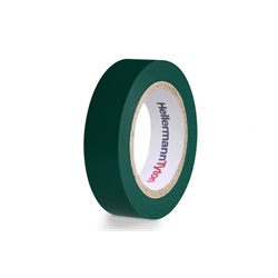 Nastro PVC isolante flessibile 15x10 mm verde per cablaggi elettrici fino 1kV uso interno ed esterno