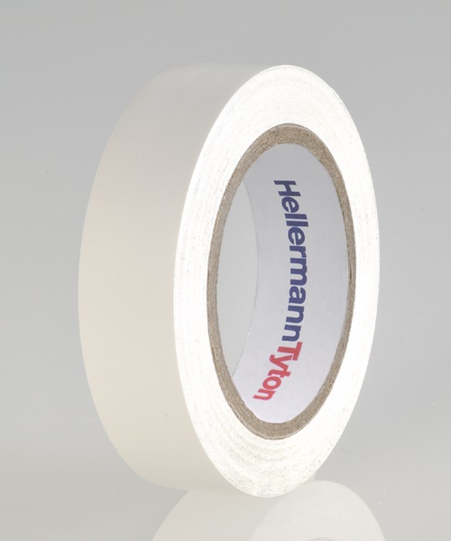 Nastro PVC isolante flessibile 15x10 mm bianco per cablaggi elettrici fino 1kV uso interno ed esterno