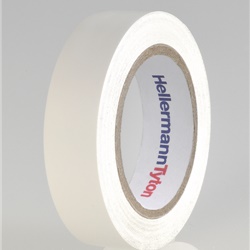 Nastro PVC isolante flessibile 15x10 mm bianco per cablaggi elettrici fino 1kV uso interno ed esterno