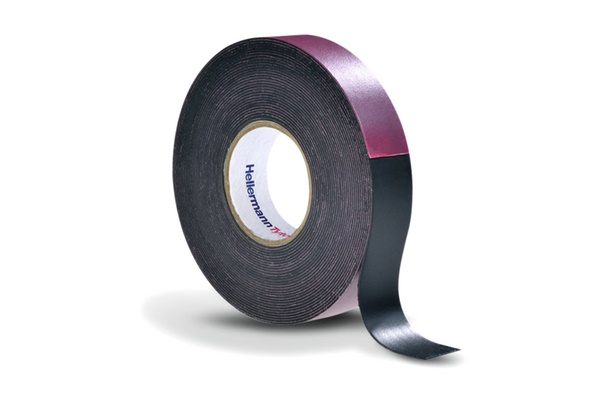 Nastro autoagglomerante gomma HTAPE-POWER600 38x6,7 mm isolamento bassa tensione fino 1 kV resistente agenti atmosferici ritardante fiamma UL 510 riparazione cavi