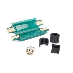 Giunto gel lineare Reliseal V510, IP68, riapribile, resistente impatto, per giunzioni cavi bassa tensione interrate e esterne
