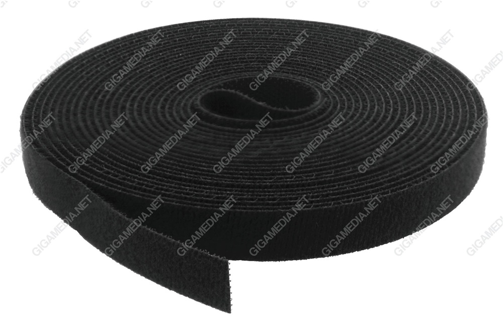 ROTOLO FASCETTA VELCRO NERO 5MX13MM