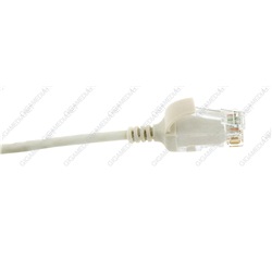 Kit di 10 Patch cord RJ45 CAT6 U/UTP LSZH Ultra-Slim 1 metri Bianco