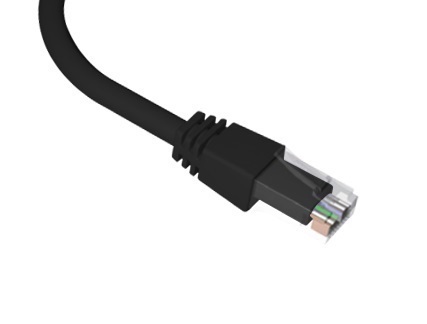 Patch cord CAT6 U/UTP 2 metri Nero LSZH