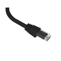 Patch cord CAT6 U/UTP 2 metri Nero LSZH