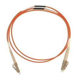 Patch cord ottica DUPLEX OM2 50/125 µm - LC/LC - 3 m Arancione