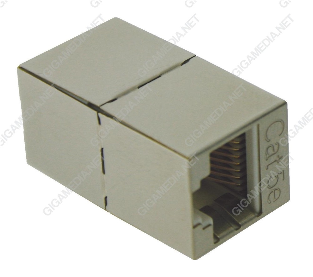 Mini giunto CAT5e RJ45 Femmina/Femmina schermato, STP