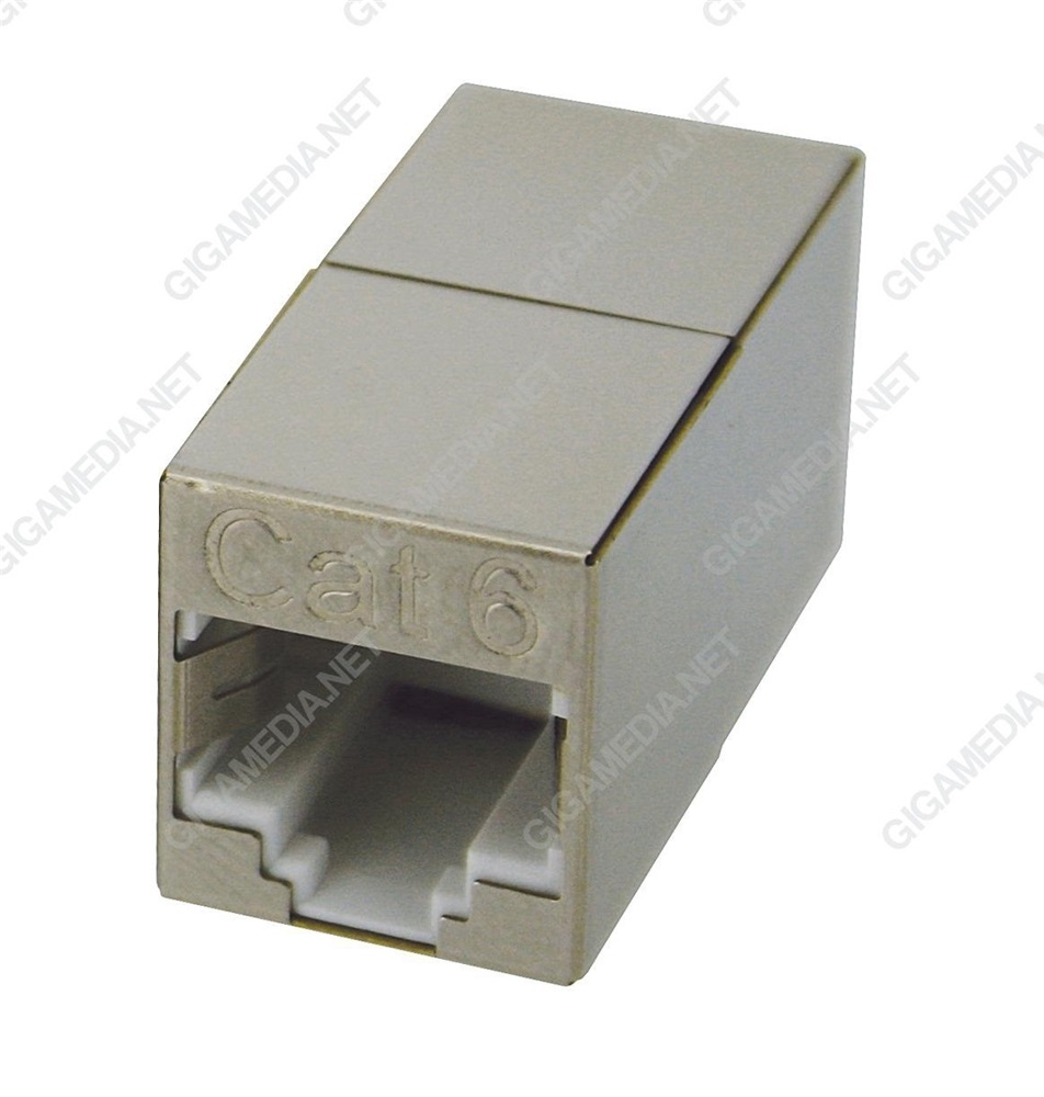 Mini giunto CAT6 RJ45 Femmina/Femmina schermato, STP