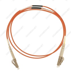 Patch cord ottica DUPLEX OM2 50/125 µm - LC/LC - 1 m Arancione