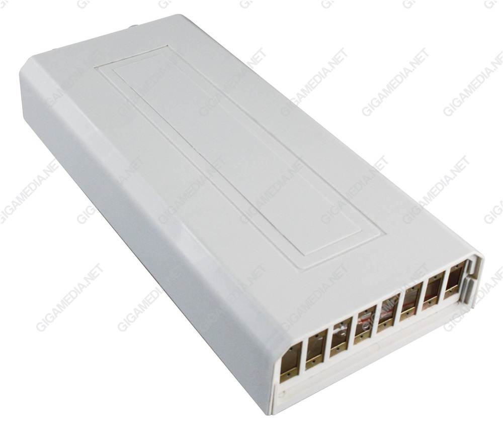 Box ottico a muro in plastica vuoto 8 a 12 fibre