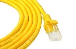 Patch cord CAT6 U/UTP 1 metri Giallo PVC