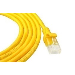 Patch cord CAT6 U/UTP 1 metri Giallo PVC