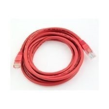 Patch cord CAT6 U/UTP 1 metri Rosso PVC