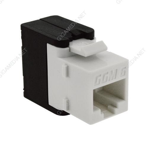 Presa RJ45 CAT6 Keystone non schermata, Bianco