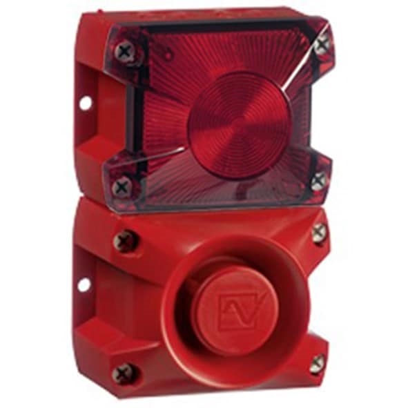 SEGNALATORE OTTICO/ACUSTICO IP66 - EN54-3/23 - 100DB