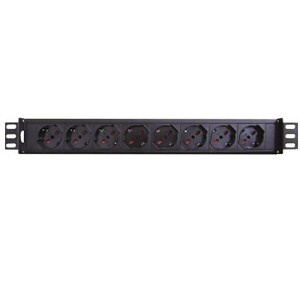 Canala Rack 8 Prese Shuko Distribuzione Energetica Compatta e Modulabile Uso Domestico e Professionale