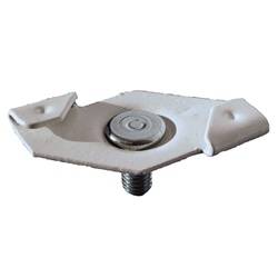 Clip a rombo zincata M6x16 per controsoffitti, acciaio resistente montaggio elettrico