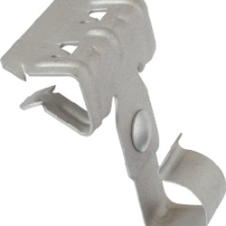 Clip Fast acciaio per tubi diametro 25-30 mm spessore 10-15 mm per impianti elettrici