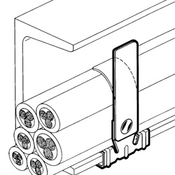 Clip Easy regolabile acciaio per travi SP 4-10mm applicazioni industriali