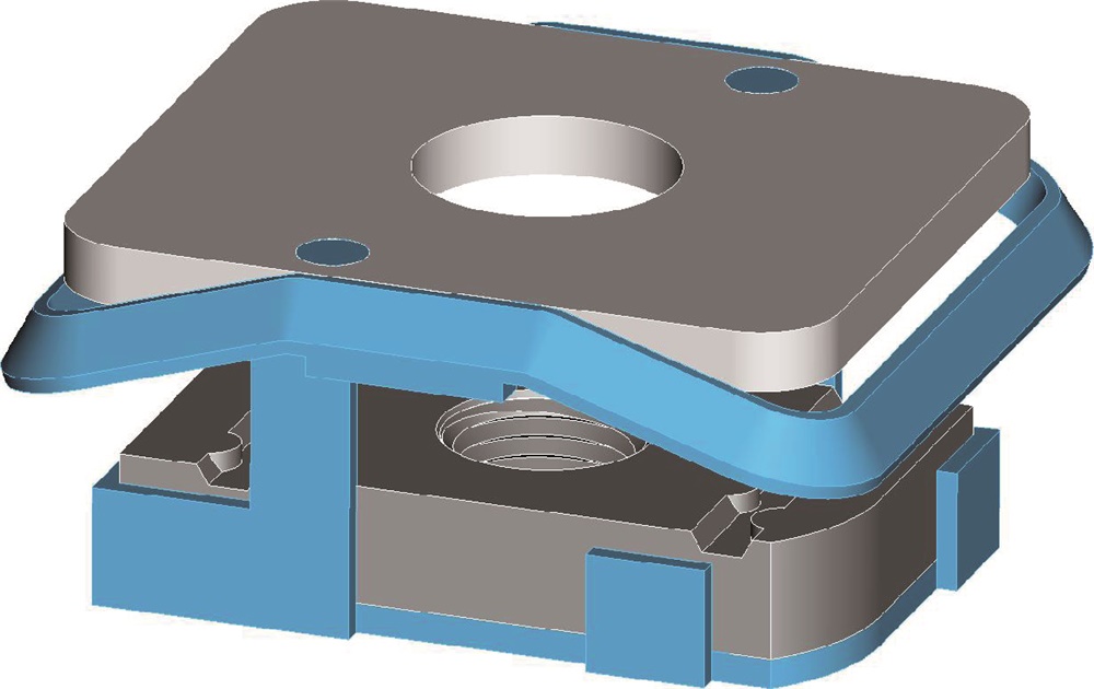 Dado fast kit M8x60 elettrozincato acciaio per connessioni elettriche resistenti