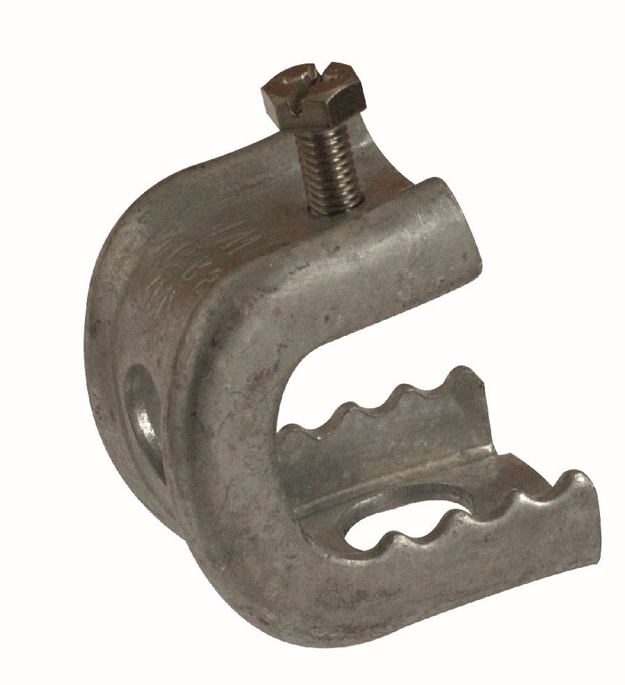 Morsetto acciaio per putrella <45mm filettatura M8 uso industriale e commerciale