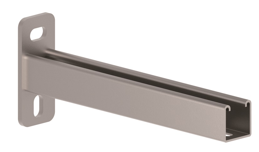 Mensola profilo 41x41 zincato a caldo 1000 mm supporto robusto impianti elettrici