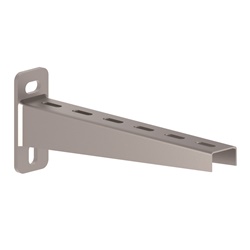 Mensola stampata acciaio zincato elettrolitico L110 mm supporto circuiti elettrici industriale