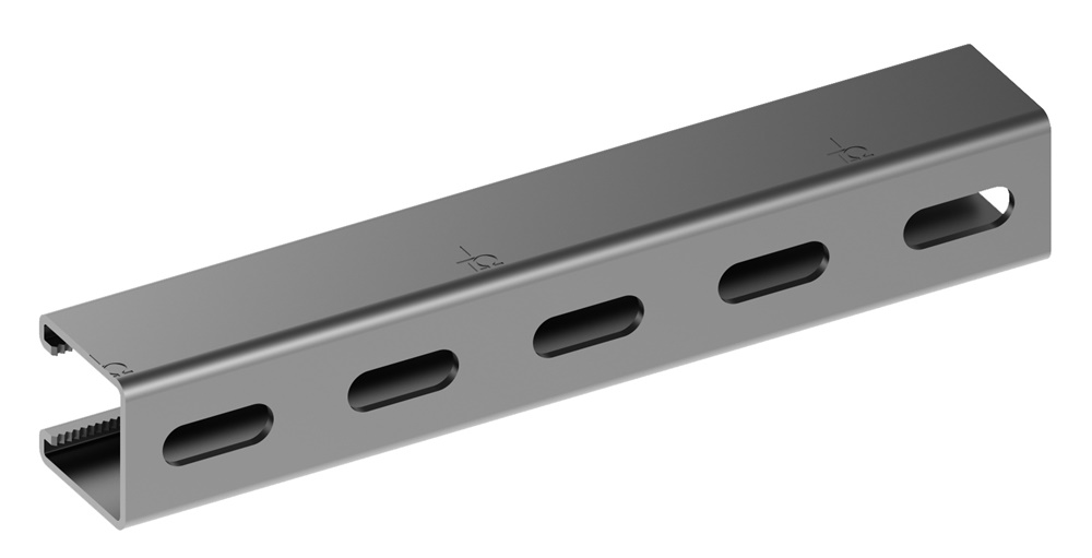 Profilo quadrato 41x41 mm acciaio Sendzimir SP2,5 lunghezza 4 m uso elettrico industriale