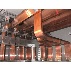 Barra rame pieno 30x5 mm lunghezza 1750 mm per installazioni elettriche industriali e commerciali
