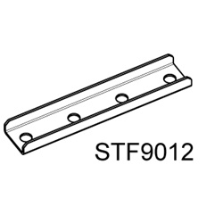 Giunto esterno in acciaio inox per profili 41x41 resistente e zincato per applicazioni industriali ed elettriche