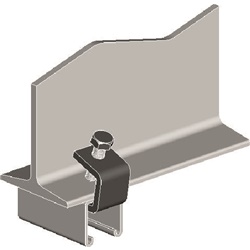 Ganascina zincata a caldo per interno profilo, acciaio resistente per installazioni elettriche