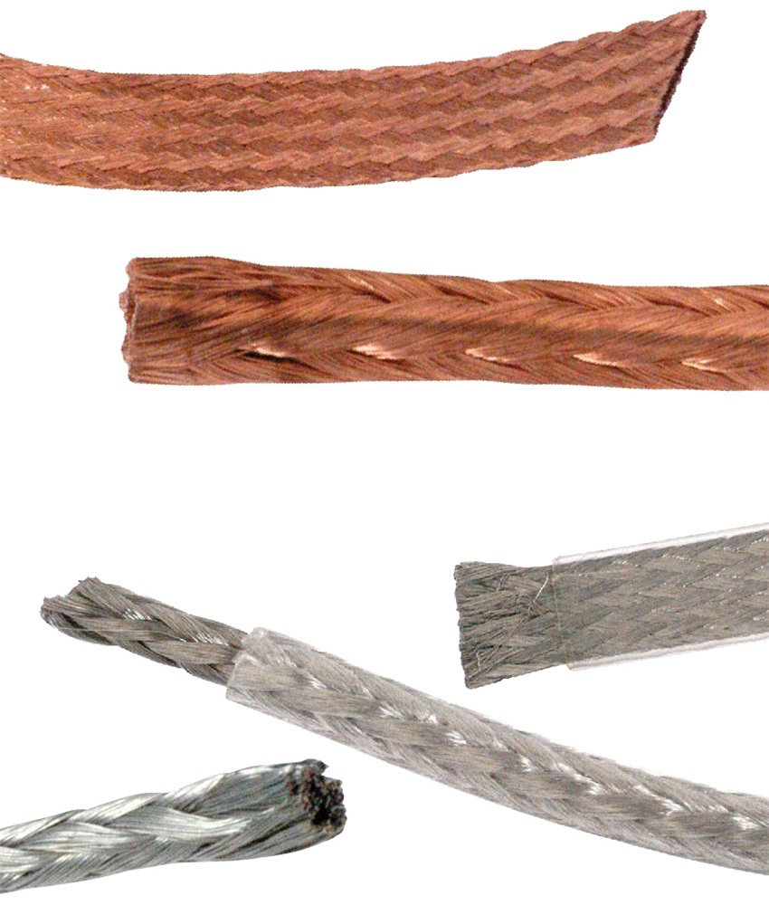 TRECCIA PIATTA RAME ROSSO 10MMQ L25