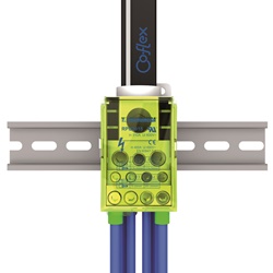 Ripartitore compatto unipolare 400A 11 uscite distribuzione energia elettrica