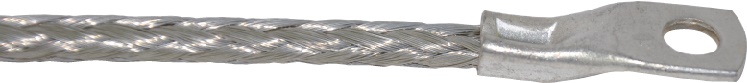 Treccia massa tonda stagnata 6 mmq 150 mm anello 6 impianti elettrici industriali e commerciali