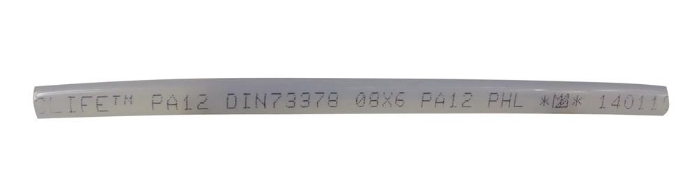 Tubetto Rilsan 6 mm isolamento flessibile resistente chimico e temperature per cablaggi industriali e domestici