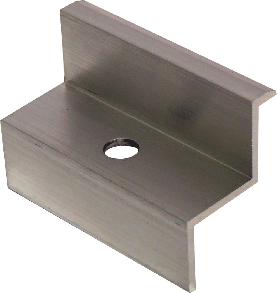 Staffa a Z in alluminio spessore 34mm lunghezza 60mm foro 9mm per moduli SP32-34 montaggio elettrico