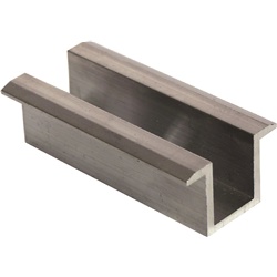 Staffa Omega in alluminio L60mm foro 9 fissaggio intermedio per dispositivi elettrici universale resistente
