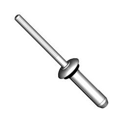 Rivetto a fiore alluminio 5,2x19,1 mm con guarnizione per applicazioni elettriche interne ed esterne